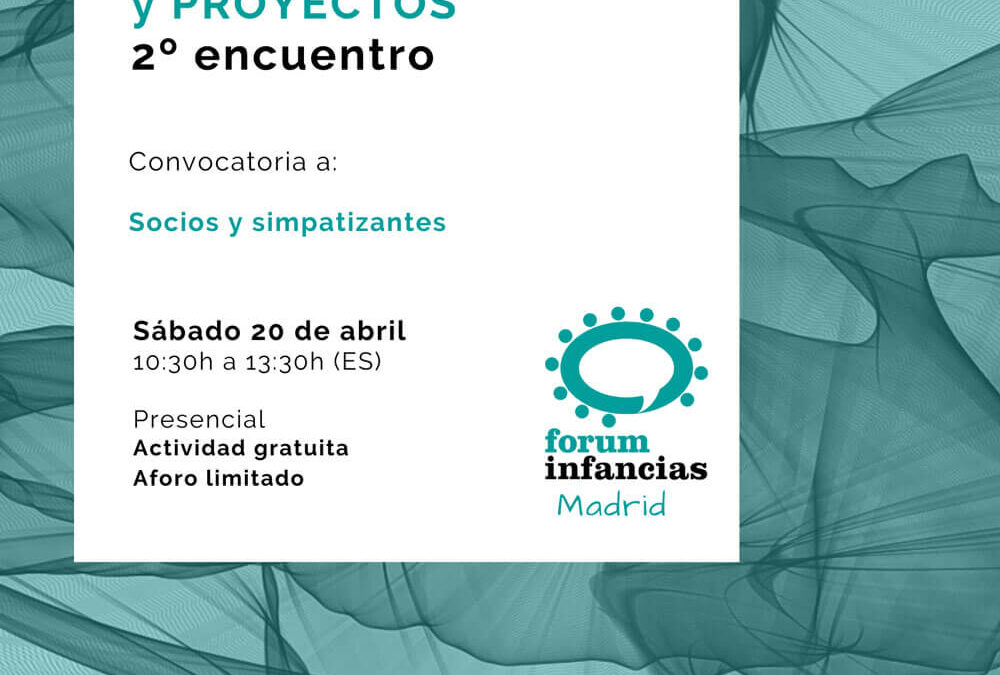 2º Encuentro del Fórum. Enlazando saberes y proyectos.