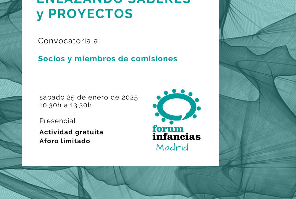 6º Encuentro del Fórum. Enlazando saberes y proyectos.